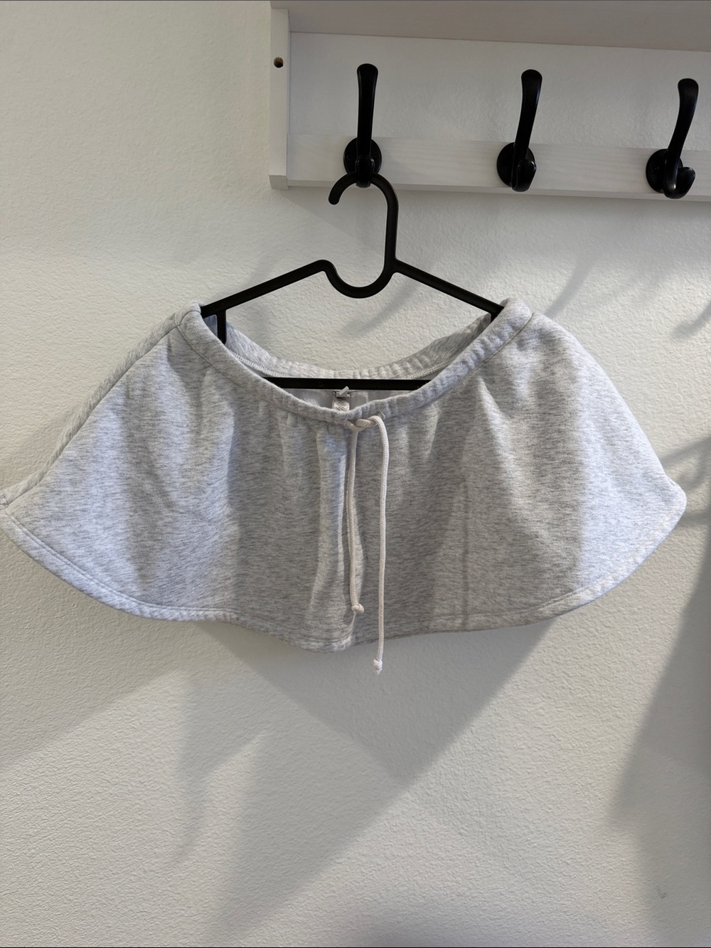 Skims - Cotton fleece micro skirt in size XS